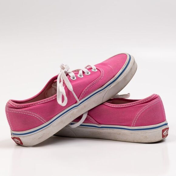 VANS Canvas Carmine Rose and white shoes size 7.5 - Picture 1 of 9
